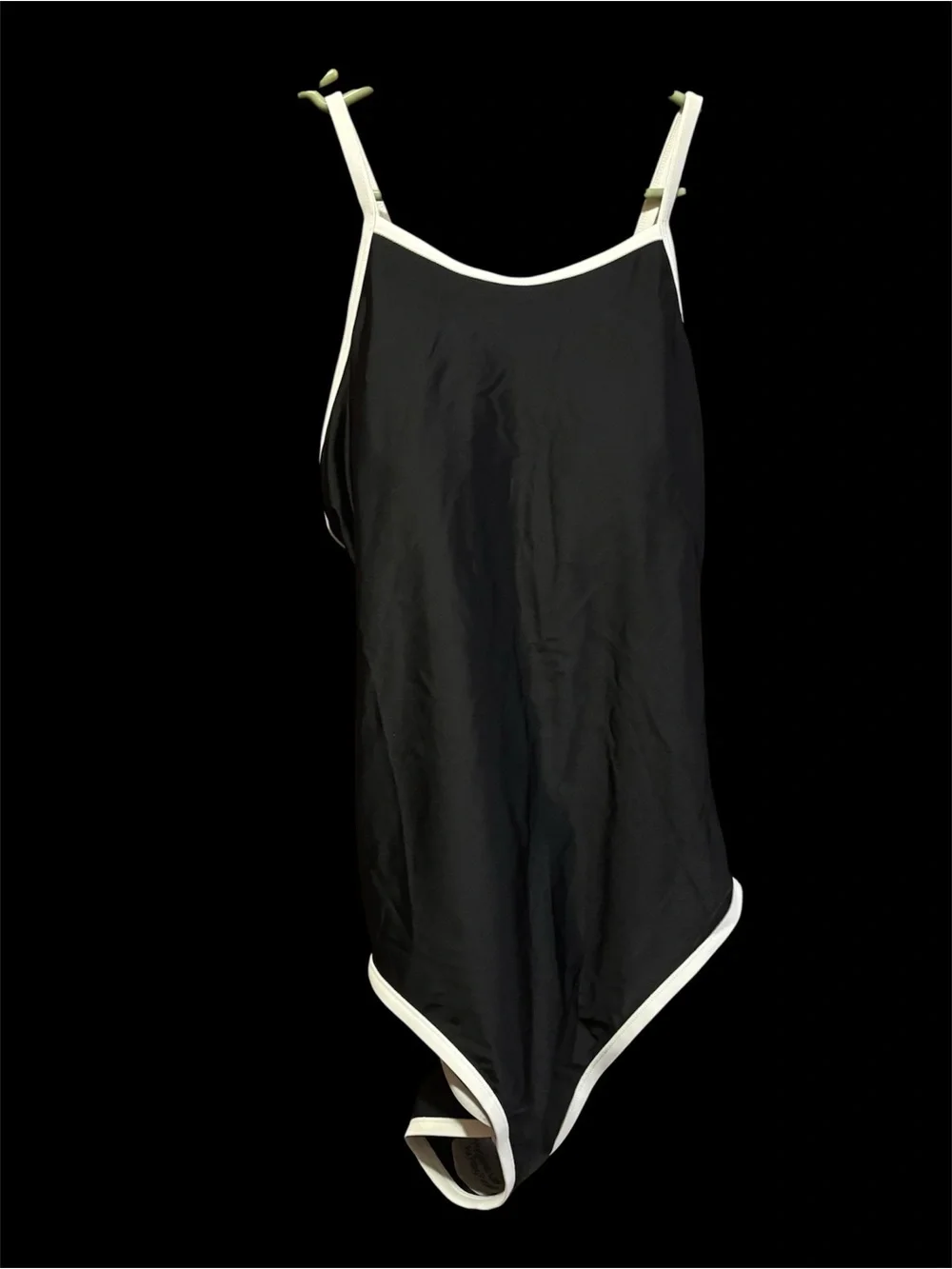 Shade & Shore black high neck full coverage swimsuit L NWT